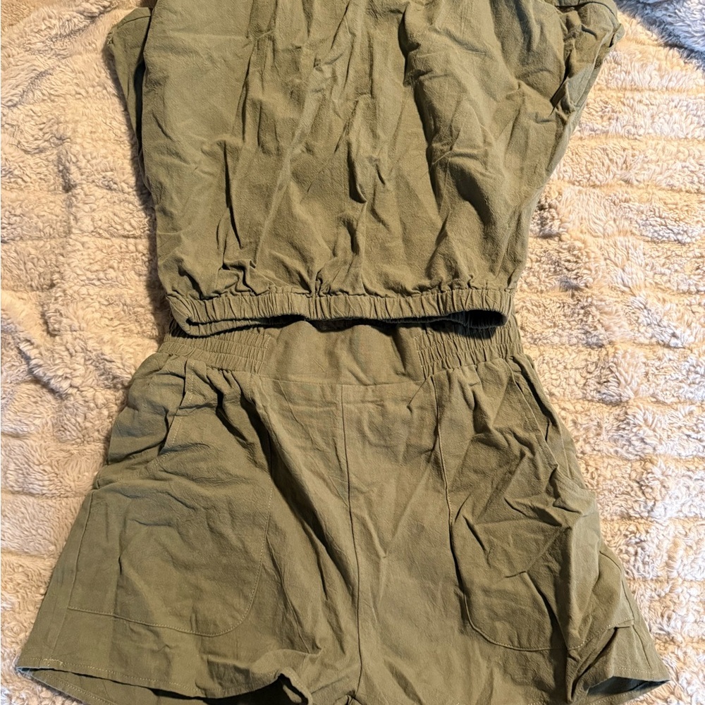 Olive Green Women's Shorts